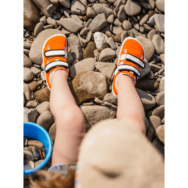 Be Lenka Kids barefoot sneakers Seasiders - Orangy