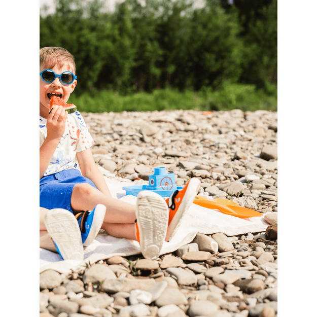 Be Lenka Kids barefoot sneakers Seasiders - Orangy