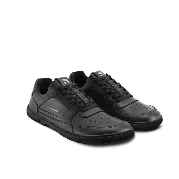 Barefoot Sneakers Barebarics Zing - Black - Leather