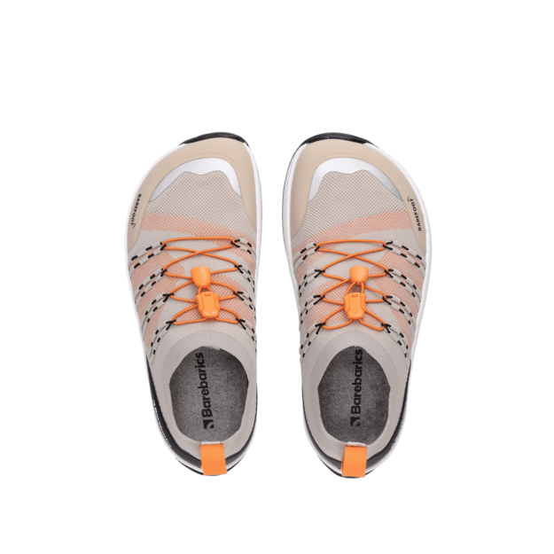 Barefoot Sneakers Barebarics Voyager - Beige & White