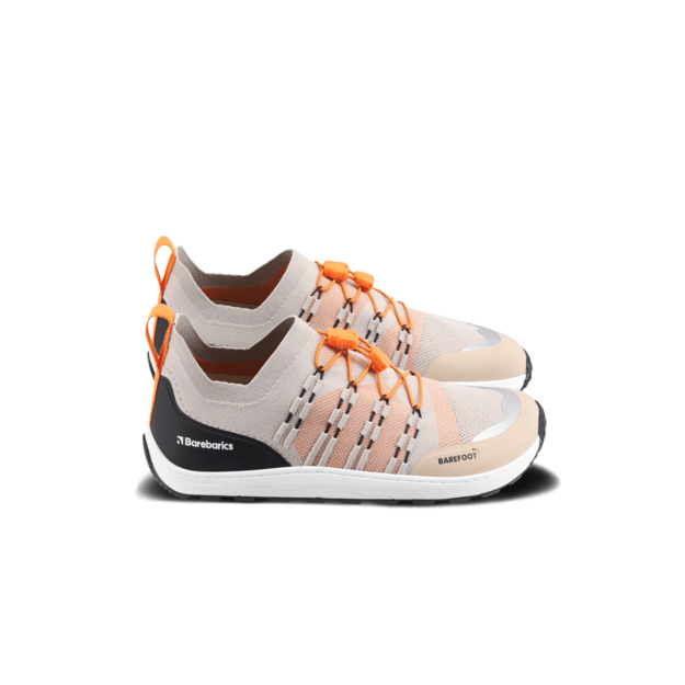 Barefoot Sneakers Barebarics Voyager - Beige & White