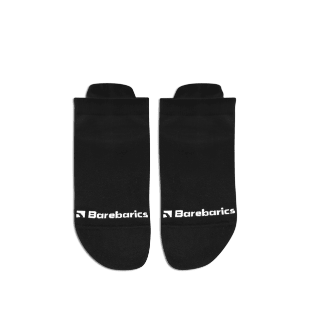 Barebarics Low-cut black barefoot kojinės