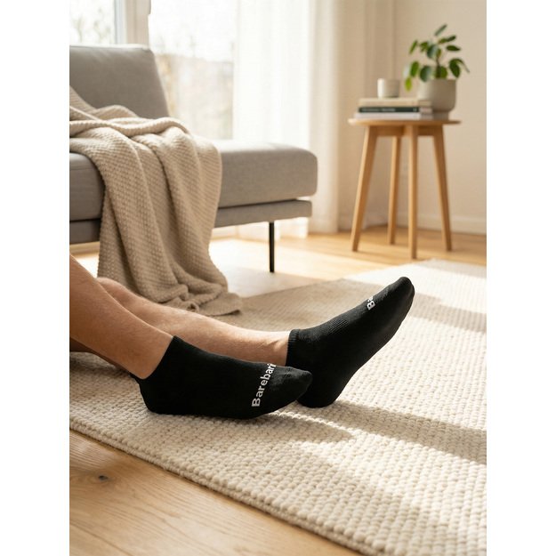 Barebarics Low-cut black barefoot kojinės