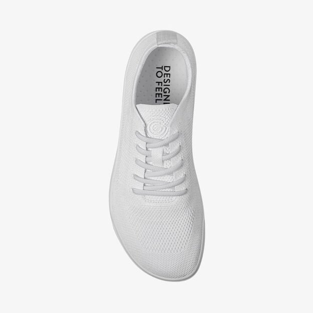 Barefoot Tenisky GROUNDIES&reg; Active Knit B&iacute;l&eacute;