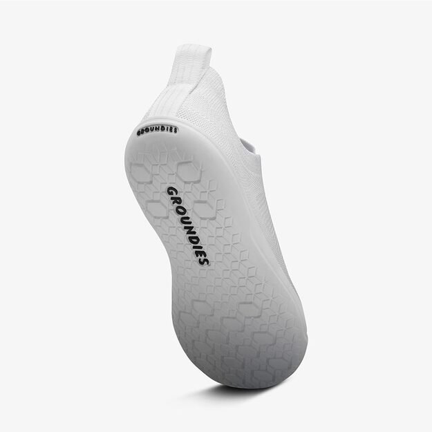 Barefoot Tenisky GROUNDIES&reg; Active Knit B&iacute;l&eacute;