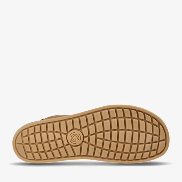 Barefoot Tenisky GROUNDIES&reg; Panama Soft Karamelov&eacute;