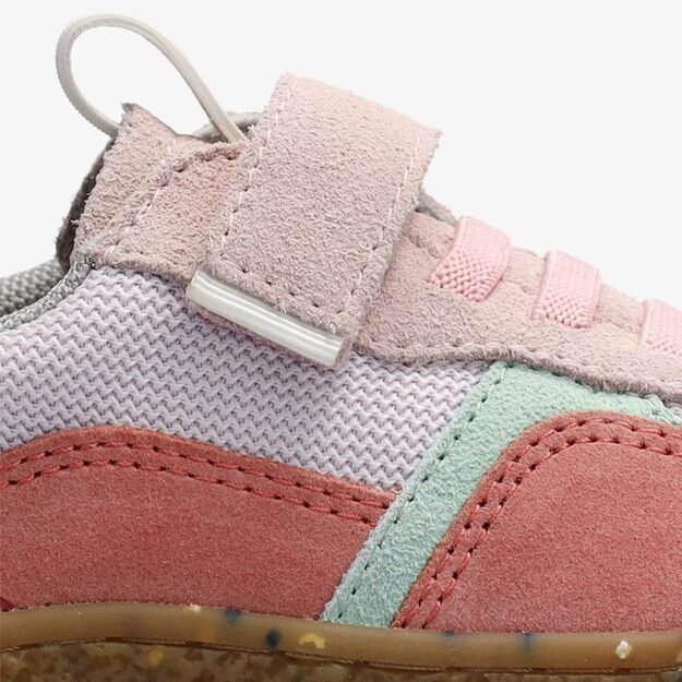 Dětsk&eacute; Barefoot Tenisky GROUNDIES&reg; Lou 2.0 Růžov&aacute; MInt