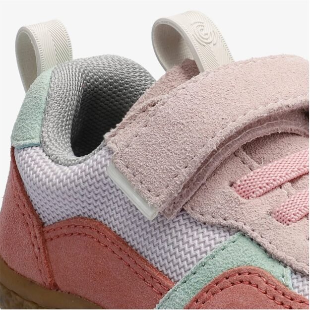 Dětsk&eacute; Barefoot Tenisky GROUNDIES&reg; Lou 2.0 Růžov&aacute; MInt