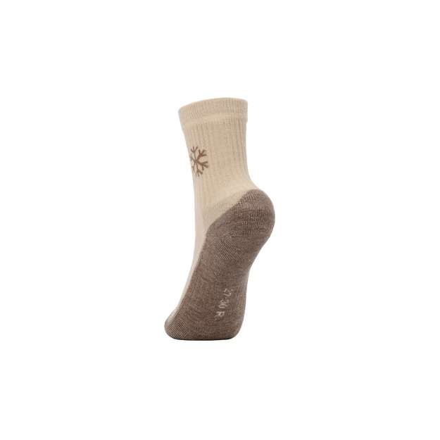 Kids barefoot Socks Be Lenka Kids - Crew - Merino Wool - Beige - 3 pack