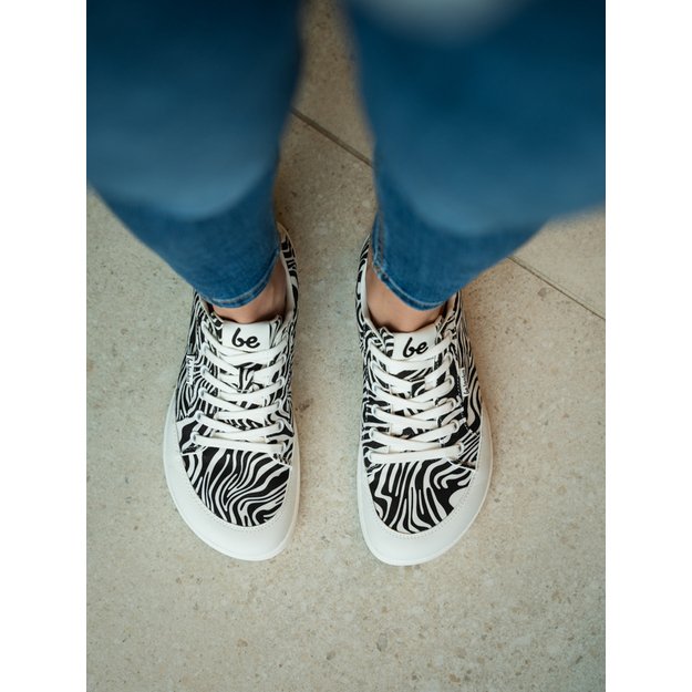 Barefoot Sneakers Be Lenka Rebound - Zebra
