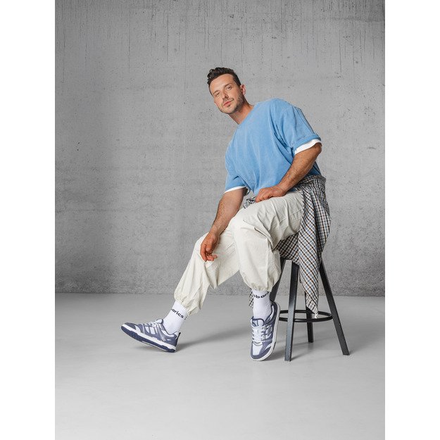 Barefoot Sneakers Barebarics Dropsta - Blue & Silver