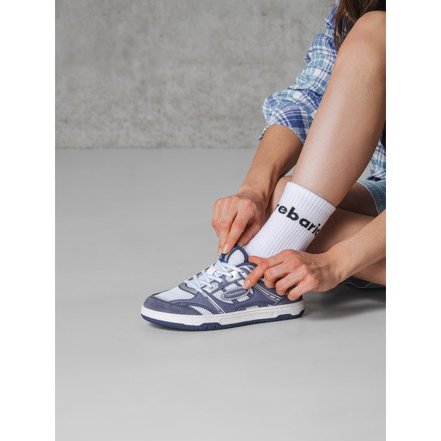 Barefoot Sneakers Barebarics Dropsta - Blue & Silver