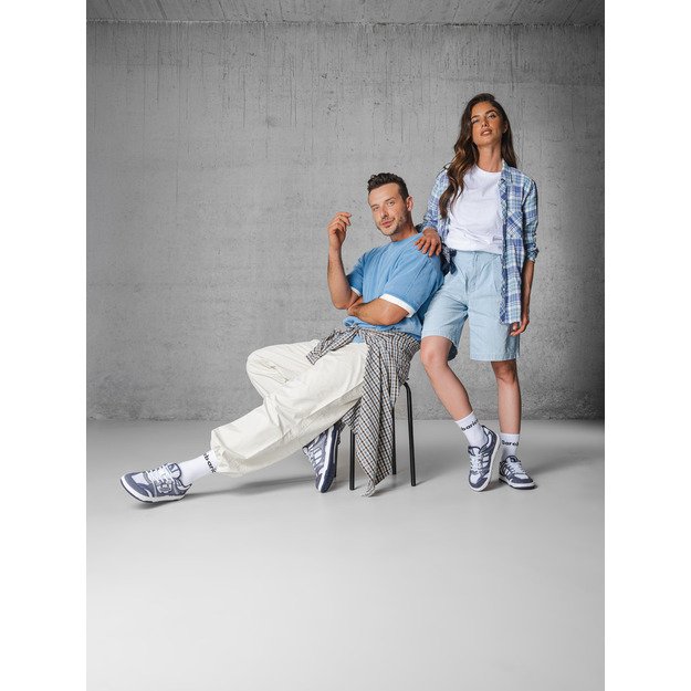 Barefoot Sneakers Barebarics Dropsta - Blue & Silver