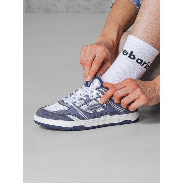 Barefoot Sneakers Barebarics Dropsta - Blue & Silver