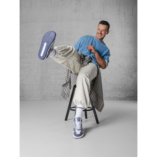 Barefoot Sneakers Barebarics Dropsta - Blue & Silver
