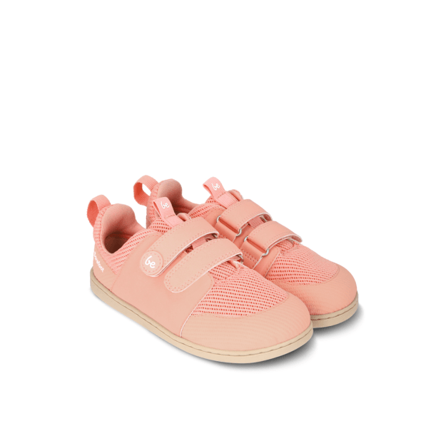 Kids barefoot sneakers Be Lenka Bounty Junior - Coral Pink