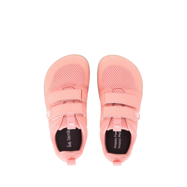 Kids barefoot sneakers Be Lenka Bounty Junior - Coral Pink