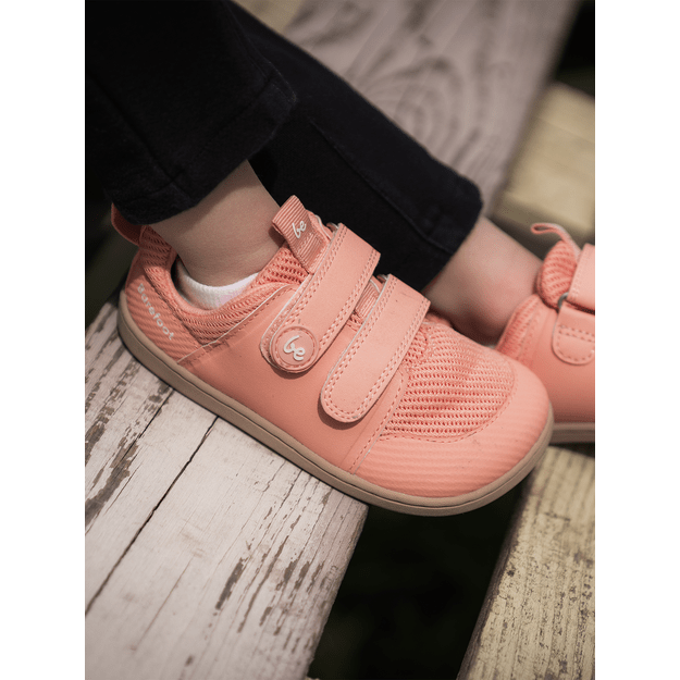 Kids barefoot sneakers Be Lenka Bounty Junior - Coral Pink