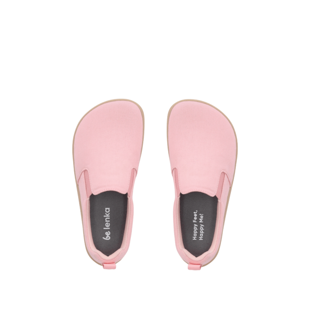 Kids barefoot Slip-on shoes Be Lenka Aura Kids - Cotton Candy Pink