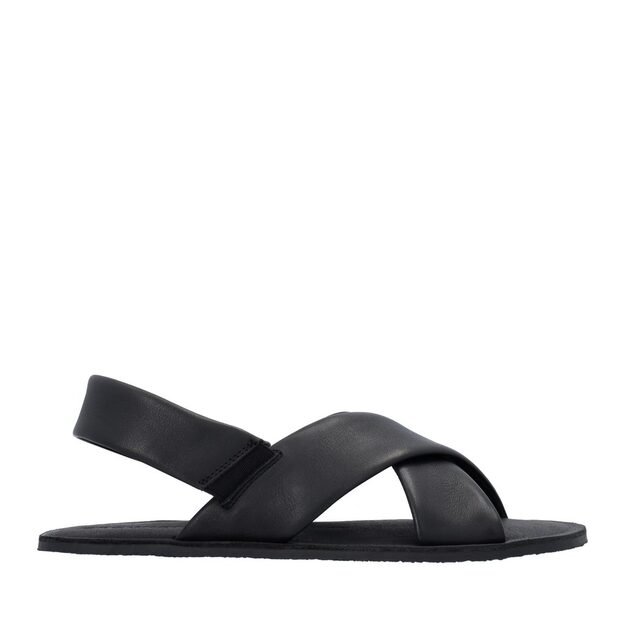GROUNDIES® barefoot basutės moterims  Verona 2.0  juoda (oda)