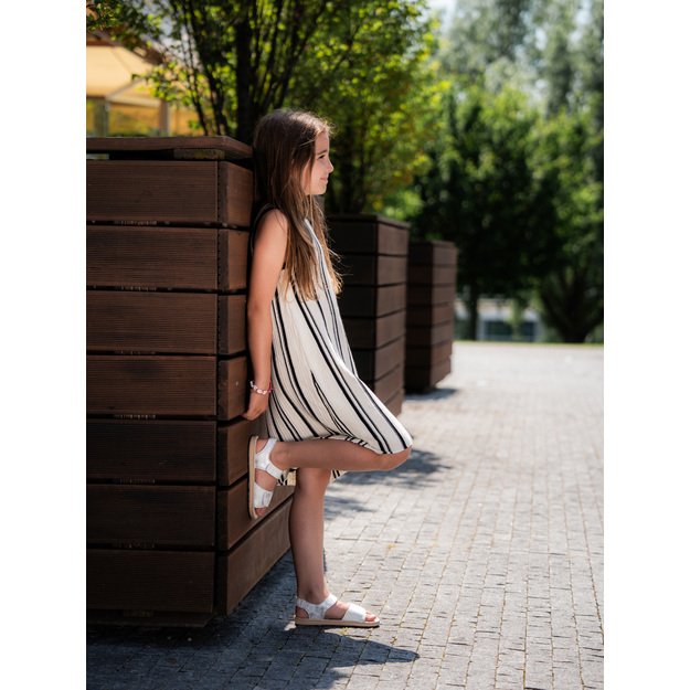 Kids  barefoot sandals Be Lenka Miami Junior - Off-White Sparkle