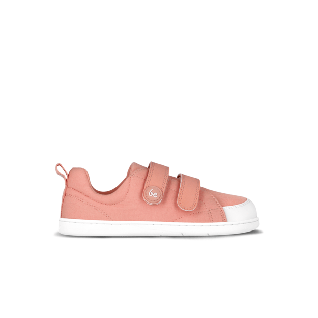 Kids barefoot sneakers Be Lenka Canvi Kids - Coral Pink
