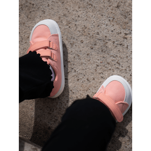 Kids barefoot sneakers Be Lenka Canvi Kids - Coral Pink