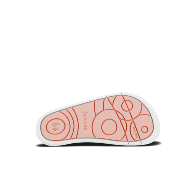 Kids barefoot sneakers Be Lenka Canvi Kids - Coral Pink