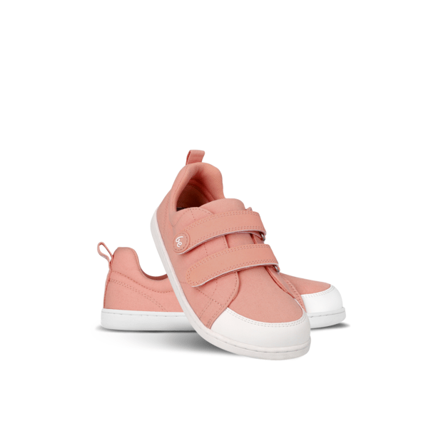 Kids barefoot sneakers Be Lenka Canvi Kids - Coral Pink