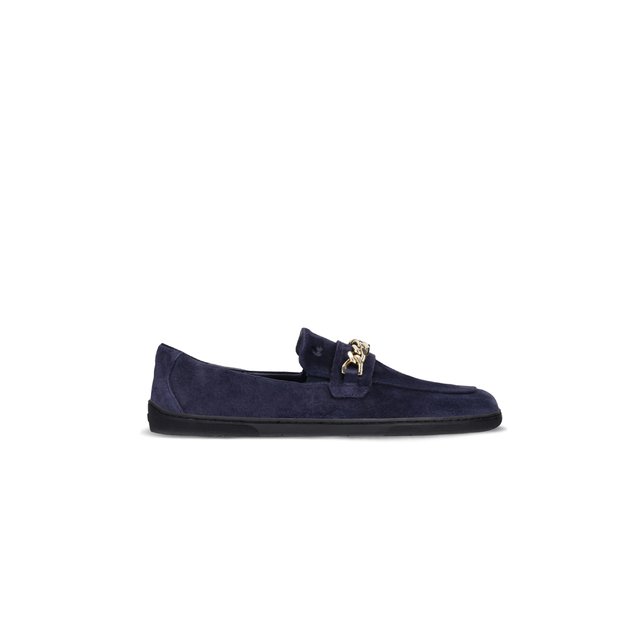 Barefoot Moccasins Be Lenka Prestage - Navy & Gold