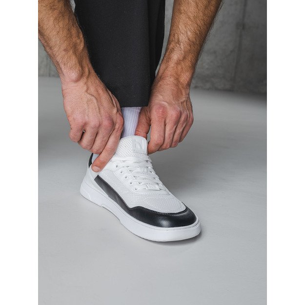 Barefoot Sneakers Barebarics Vaporo - White & Black