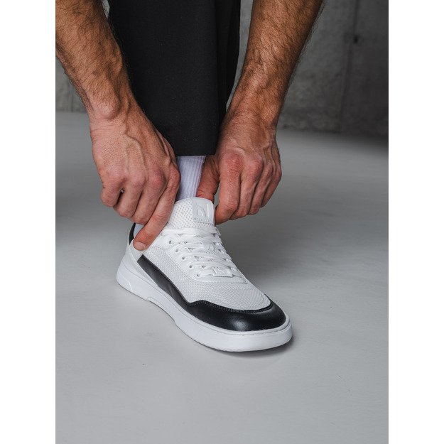 Barefoot Sneakers Barebarics Vaporo - White & Black