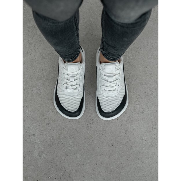 Barefoot Sneakers Barebarics Vaporo - White & Black