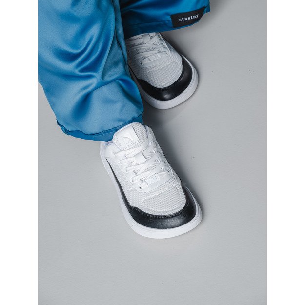 Barefoot Sneakers Barebarics Vaporo - White & Black