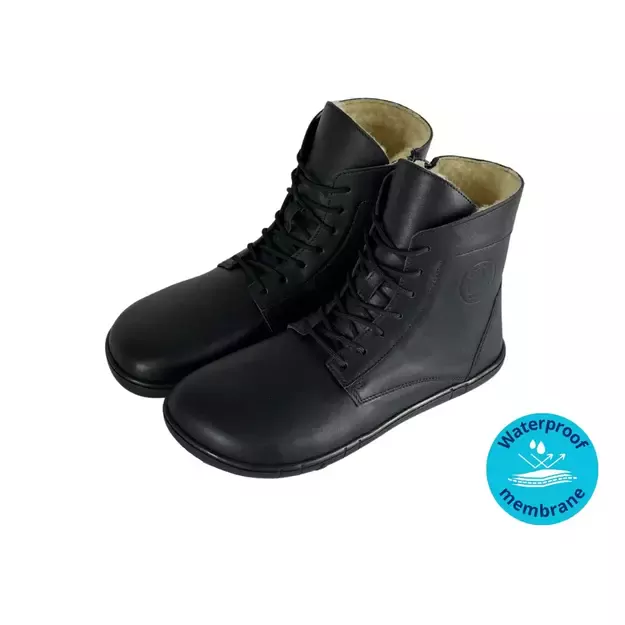Antal barefoot žieminiai batai Venero juoda 1