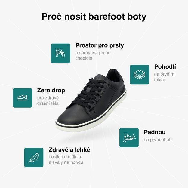 GROUNDIES® Barefoot batai Galaxy juoda 14