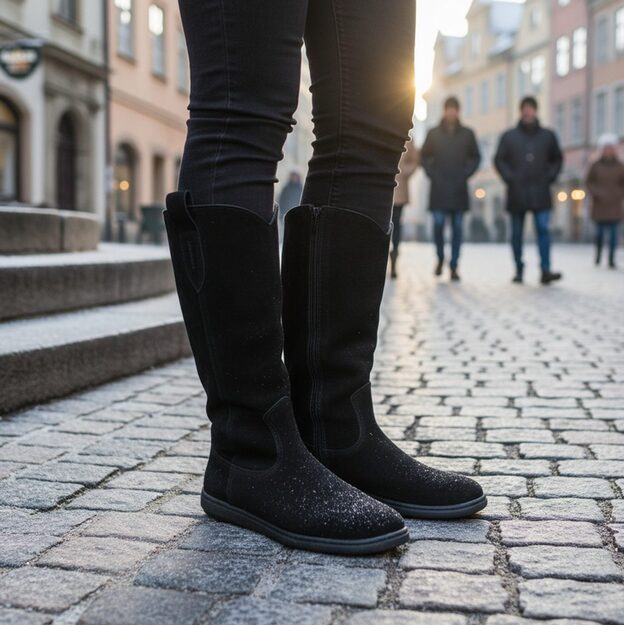 GROUNDIES® barefoot ilgaauliai Tucson juoda 5