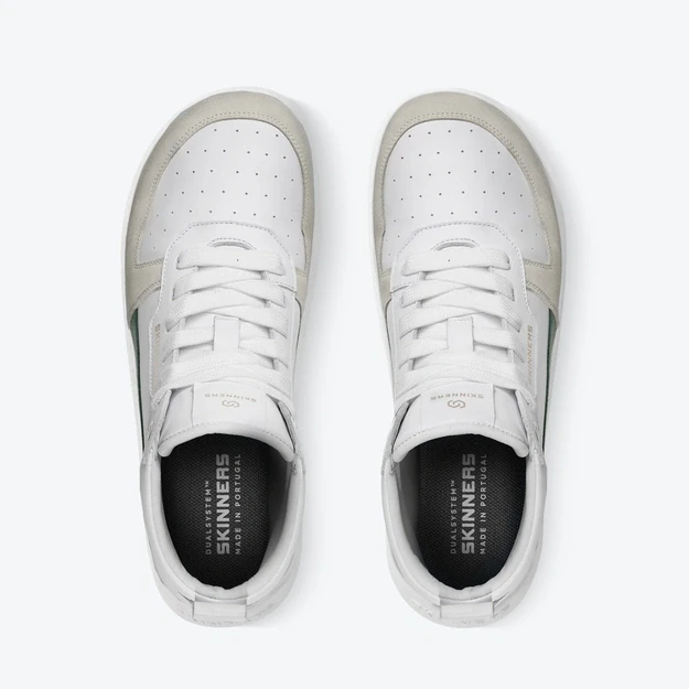 Skinners barefoot kedai OLDSCHOOLER HIGH TOP – žalia/balta