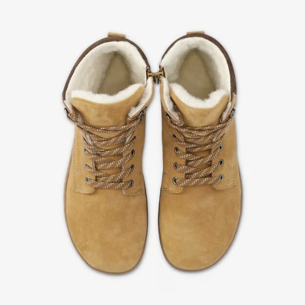 GROUNDIES® vyriški žieminiai barefoot batai Vancouver 2.0 šviesiai ruda 5