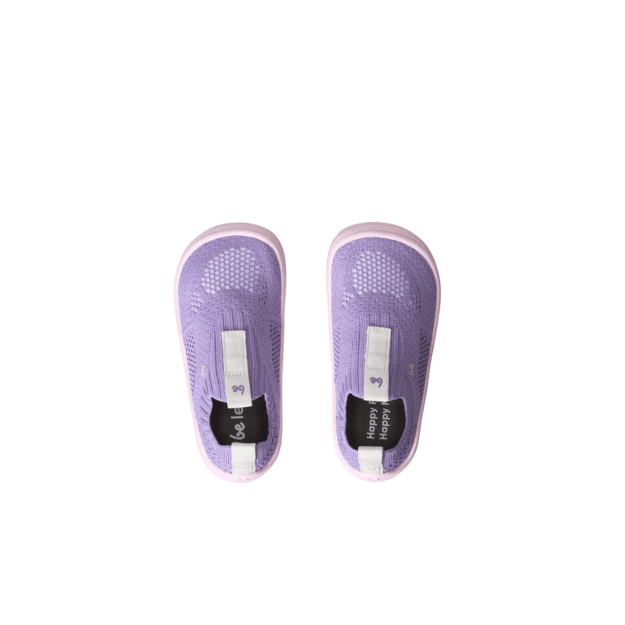 Kids Barefoot Slip-on Shoes Be Lenka Luppo Preschool - Lilac & Pink