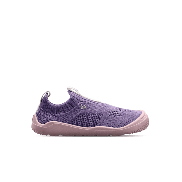 Kids Barefoot Slip-on Shoes Be Lenka Luppo Preschool - Lilac & Pink