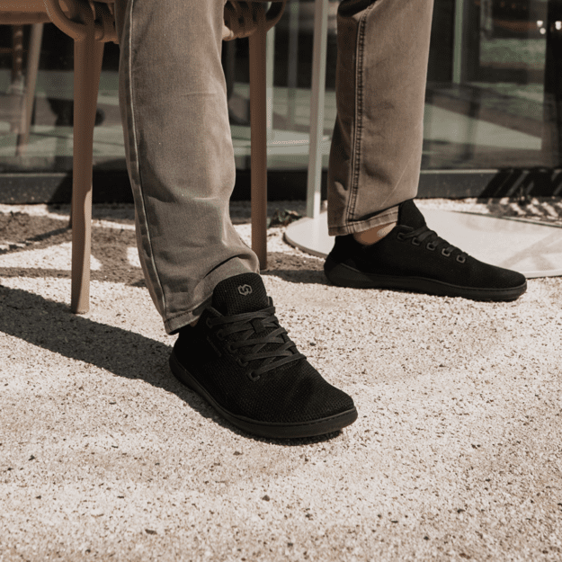Skinners barefoot sportbačiai Globetrotter II True juoda (vidus juodas)