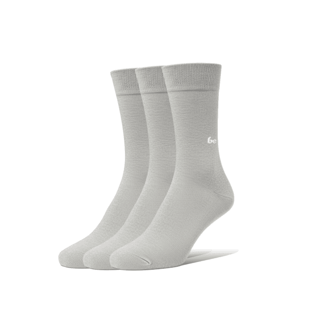Barefoot Socks - Crew - Essentials - Grey - 3 pack
