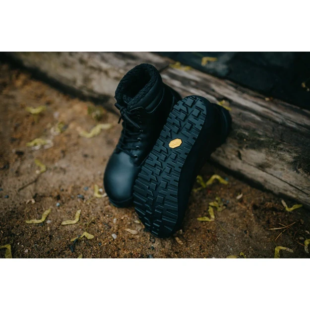 Ahinsa Shuma Black – žieminiai barefoot aulinukai juoda