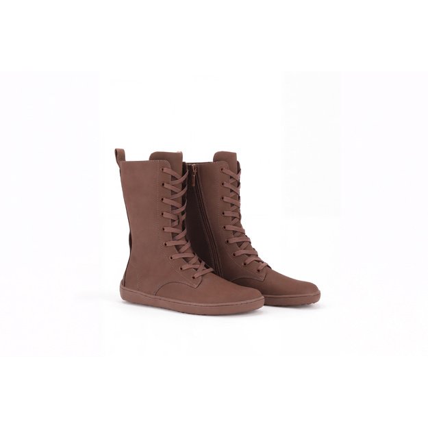 Barefoot Lace-Up Boots Be Lenka Evon - Dark Brown