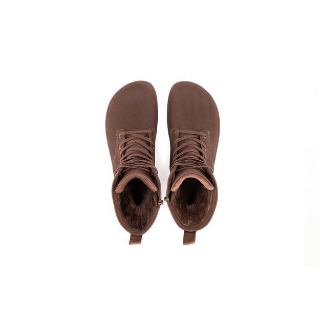 Barefoot Lace-Up Boots Be Lenka Evon - Dark Brown