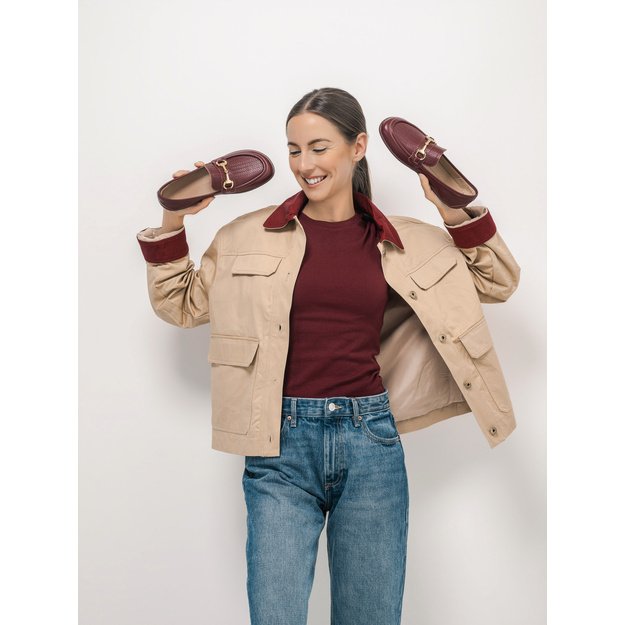 Barefoot Moccasins Be Lenka Divella - Burgundy