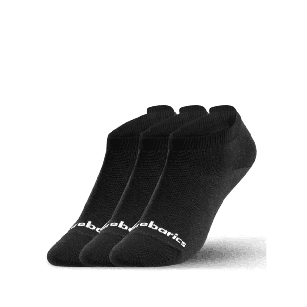 Barebarics - Barefoot Socks - Low-cut - Black - 3 pack