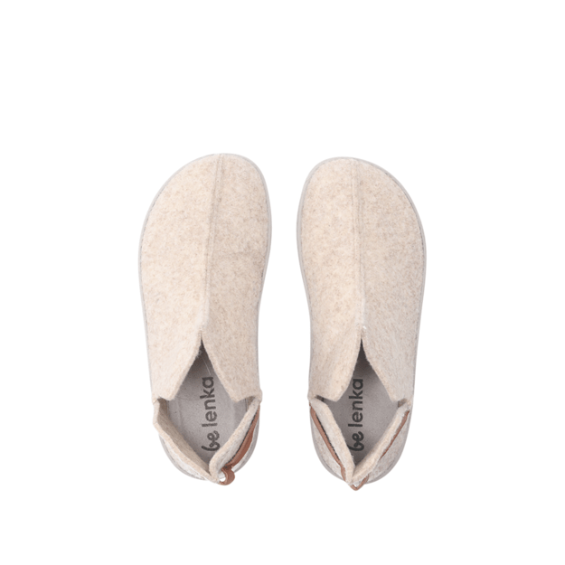 Barefoot slippers Be Lenka Chillax - Ankle-cut - Beige