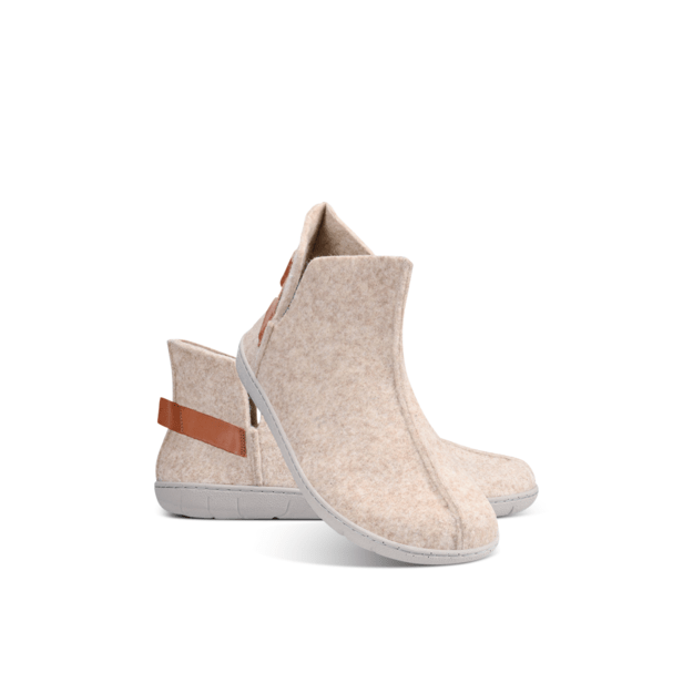 Barefoot slippers Be Lenka Chillax - Ankle-cut - Beige